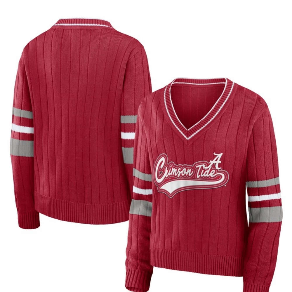 NWT Wear by Erin Andrews | Alabama Crimson Tide V-Neck Sweater